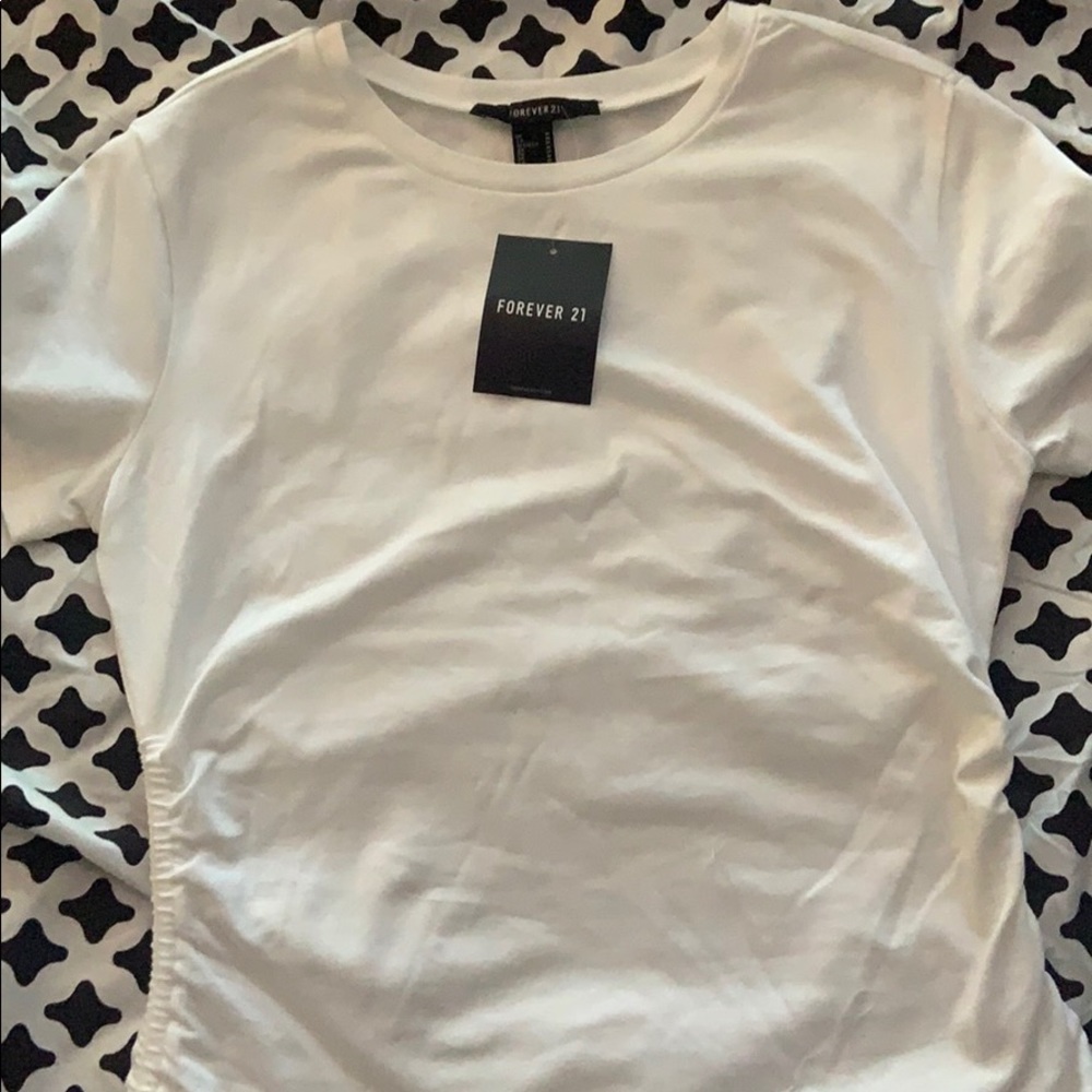 White Blouse T-Shirt - Picture 1 of 4